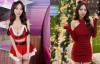 【蜗牛娱乐】聖誕小野馬「玟妡WenHsin」火辣跑趴，爆乳洋裝讓粉絲聖誕超快樂