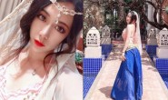 【蜗牛娱乐】根本中東公主!大眼正妹「Gogo狗狗」體驗不同風情,異域服飾也藏不住32E美胸!