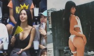 【蜗牛娱乐】新莊籃球比賽場邊爆乳美女引起關注 原來是翹臀女王李尾巴