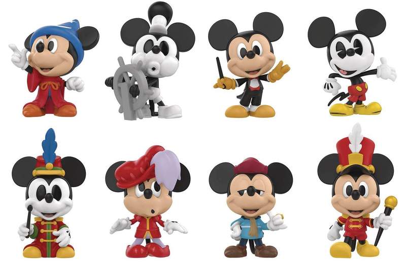 迪士尼米奇 90 周年纪念 12 款模型 简直是米老鼠的进化史