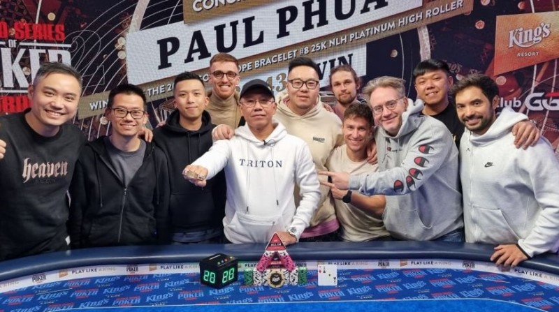 【EV 扑克】击败“众神”！富商 Paul Phua 夺得首条 WSOP 金手链！