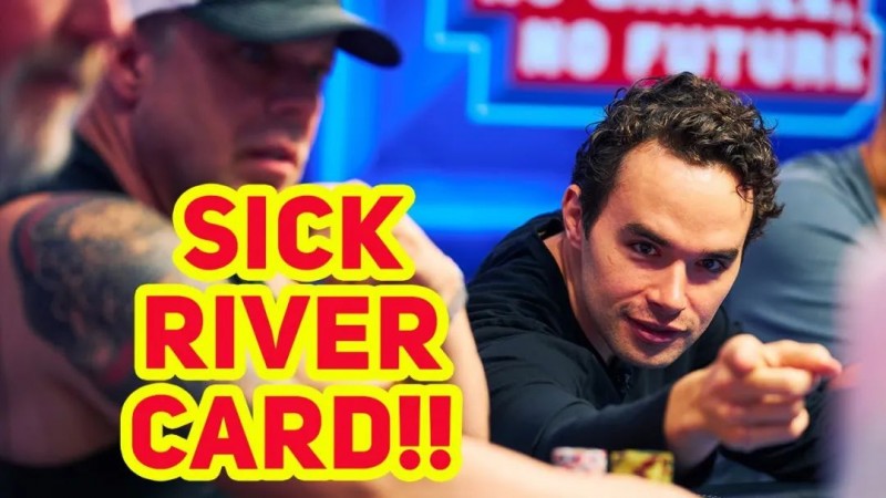 【EV 扑克】牌局分析：在 40W 彩池中被河牌绝杀，恶心坏了！