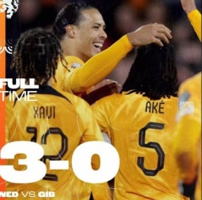 迈博体育 阿克梅开二度德佩破门 荷兰 3-0 胜直布罗陀