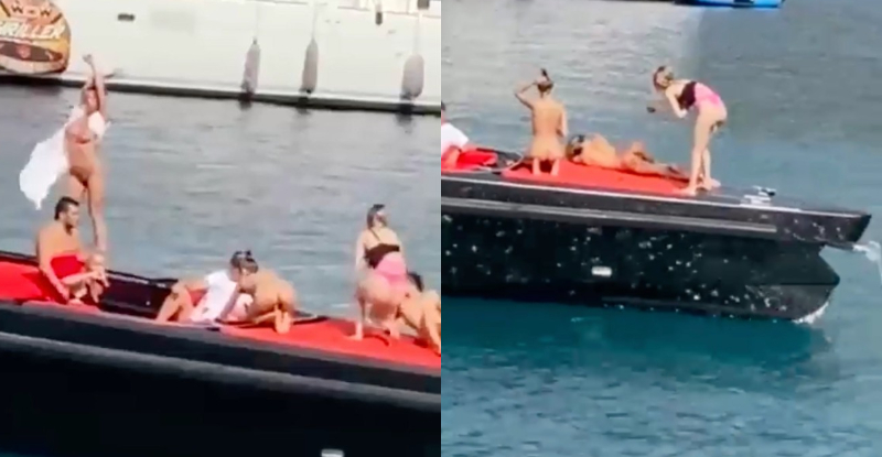 【蜗牛娱乐】出事啦！ 6女2男不甩防疫禁令開遊艇趴　甲板上裸身嗨玩「人與人的連結」