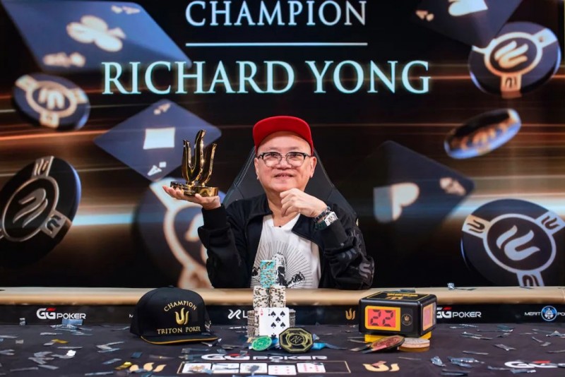 【EV 扑克】简讯 | Richard Yong 赢得第二座 Triton 冠军奖杯