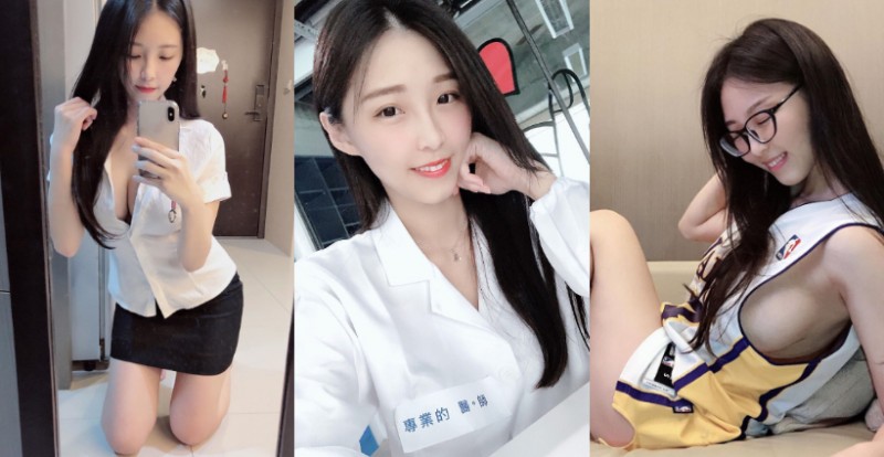 小公主「Stella Cai 蔡凡凡」化身氣質女醫師　白袍制服讓人想入非非