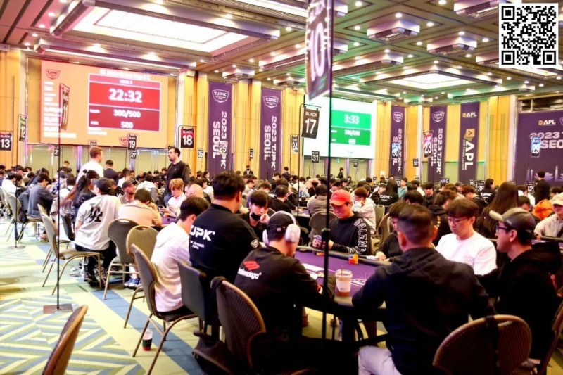 【EV 扑克】2023TJPK@首尔站 | 软硬兼备，低开高走！主赛总参赛人数 659 人，113 人成功晋级下一轮！