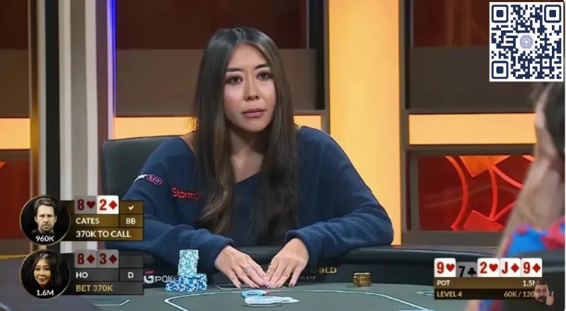 【EV 扑克】牌局分析：Maria Ho 在黄金游戏单挑对抗赛中对 Jungleman 的超级诈唬