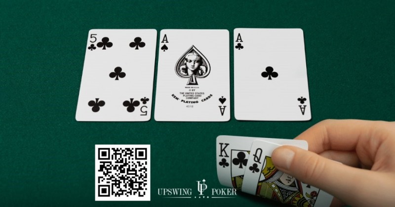 【EV 扑克】玩法：牌面有 A 的话，对手拿着同花听牌的概率会有这点不同