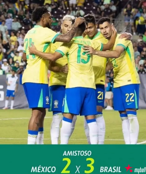 迈博体育 热身赛-恩德里克 96 分钟绝杀 巴西 3-2 墨西哥