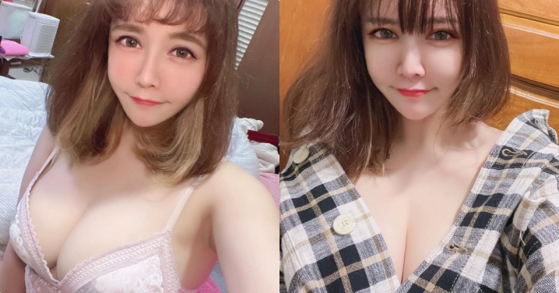 E 奶造型師「嘉嘉」乳量太兇了，內衣包覆「超飽滿美乳」！