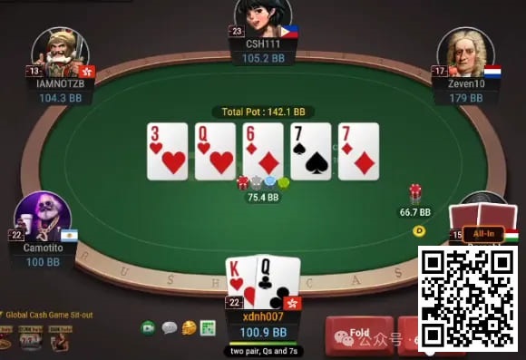 【EV 扑克】牌局分析：VPIP 15 的人也会 bluff