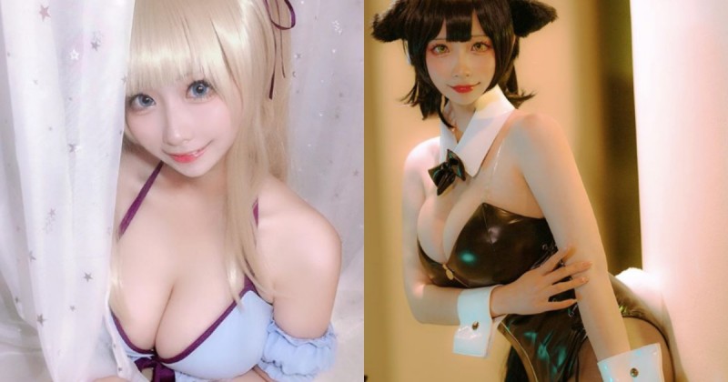 張張「爆乳」驚喜！美國華裔「巨乳 coser」萬變不離其宗，每個造型都要有奶！