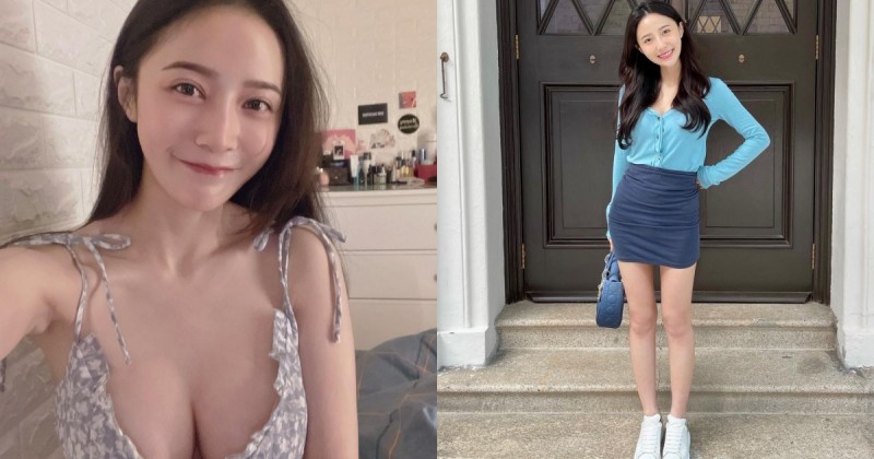 快掉出來啦！「32E 雪乳正妹」張語婕（小恐龍）試穿新衣，嬌小可愛卻大藏玄機！