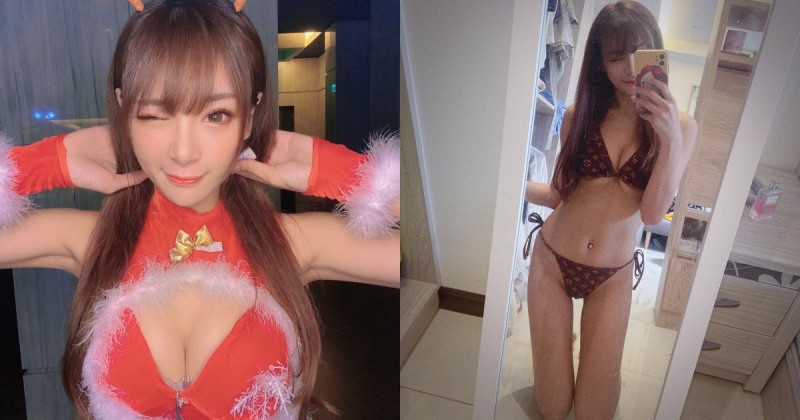 太性感的小鹿！「香檳女孩」小麋 Lu 曼妙舞姿超迷人，「雪乳翹臀」沒在客氣！