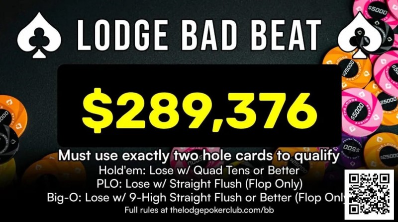 【EV 扑克】同花顺撞上同花顺，Doug Polk 俱乐部 29 万美元 bad beat jackpot 被打破