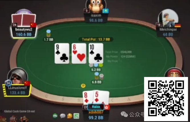 【EV 扑克】牌局分析：知道你肯定会 bluff，所以让你免费买花