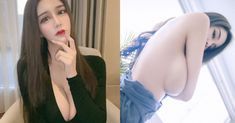 性感巨乳妹「希妍 Kimmy」作風好大膽，挺「白嫩 F 雙球」拍個人寫真！