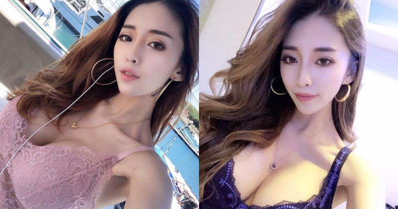 超兇猛高雄辣妹「張楚曼」，34E 美乳猛刷存在感，網友驚呼：快掉出來啦！