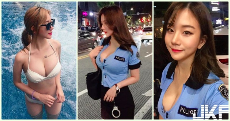 超極品！網瘋傳「爆奶女警察」邪惡 E 奶大放送！極緻誘惑的「銷魂乳照」讓人看醉了…