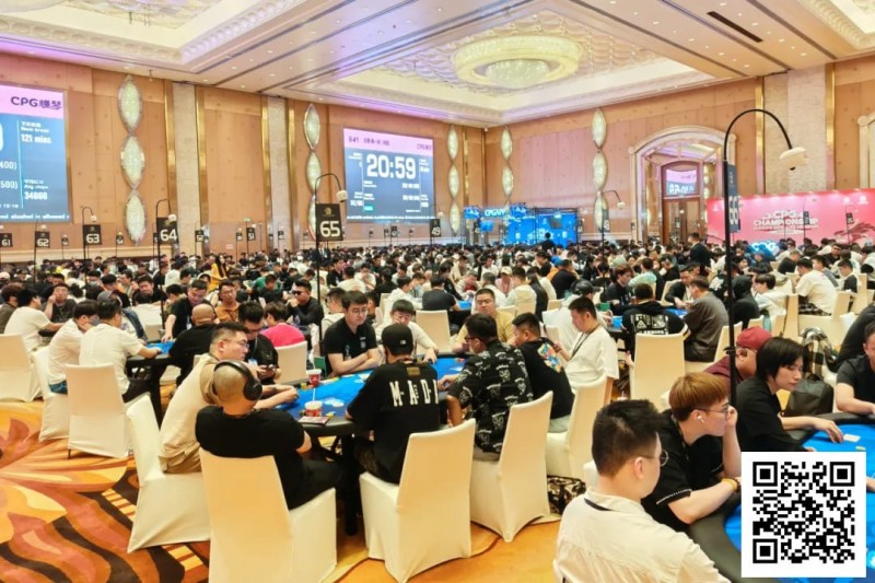 【EV 扑克】CPG 横琴选拔赛 | 盛况空前！主赛第一轮 B 组 1016 人参赛创新高，朱泽清 45.5 万记分牌数量领跑 259 人晋级