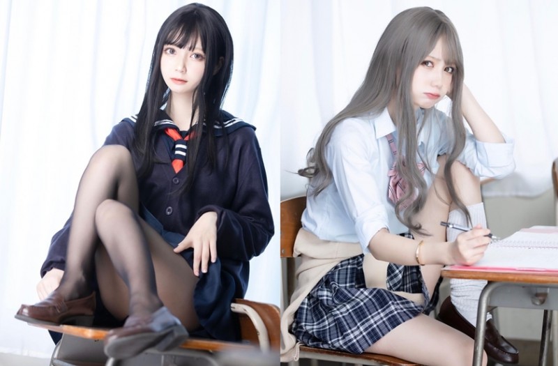 長髮氣質 Coser「ごつはちゃん」肉感蜜大腿呈黃金比例　制服造型更是甜美到一個犯規