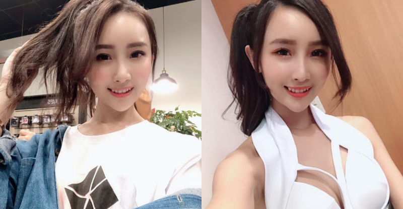曲線太逼人！「佳蓁 Jennifer」俏麗馬尾微笑超甜，讓人就像毒癮一般難以自拔！