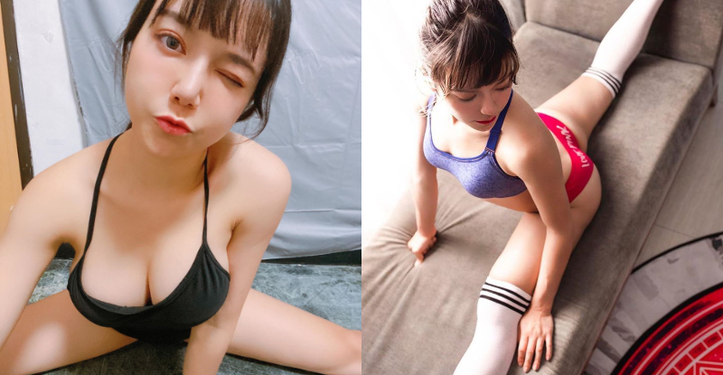 非常重！「毛咪 Catty」劈腿拉筋又倒奶，「龐大又兇猛的乳氣」塞滿男粉視覺！