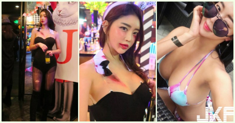 萬聖節前驚見「吸血鬼奶妹」F 級車頭燈好猛喔！超狂「邪惡八字奶」畫面沒有極限…