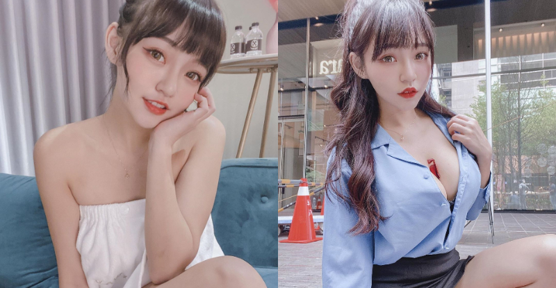 幫忙拿一下！性感 OL「瑞希 Mizuki」蹲下尋找遺失的紅筆，巨大彈藥庫撐爆衣領太兇猛！