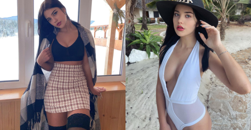 純不純…看身材就知道！妹子不負優良基因　17 歲嫩體發育過激乳量飽滿