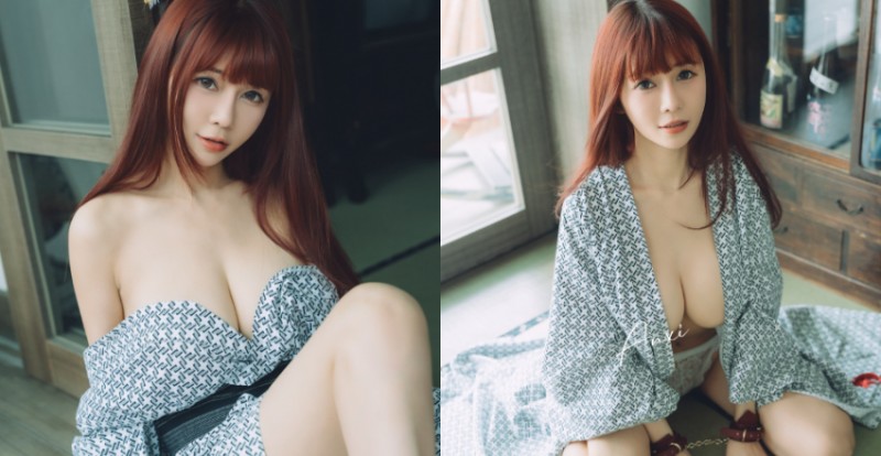 小姐衣服請穿好！巨乳甜心安希 Anxi 溫泉旅館玩拘禁 Play！