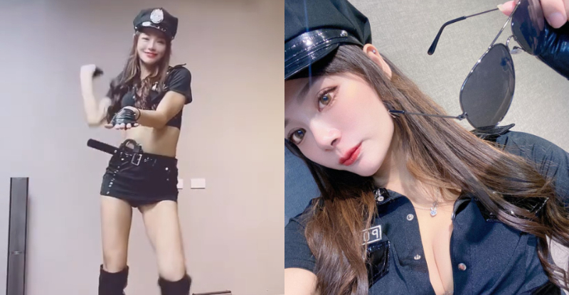 正義狠角色「小麋 Lu」翹臀征服鋼管，「蠻腰蜜腿」同時開攻超兇狠！