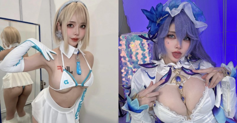 TRE 全場最超值的活動！頂級巨乳 Coser 讓你一對一拍到飽
