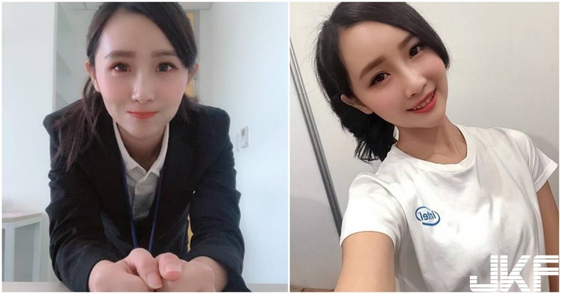 可愛的小秘書「Jennifer 佳蓁」，紅通通臉頰讓網友都想當她同事！