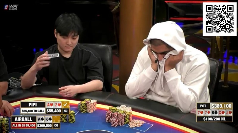 【EV 扑克】赔率 7:1，竟在 6 位数底池被空气牌逼得弃掉坚果同花！