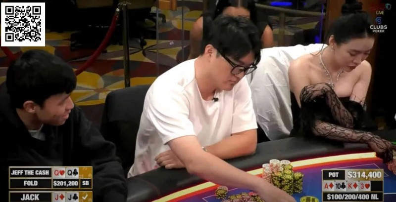 【EV 扑克】5bet 底池高压对决，看 JJ 如何逼退 QQ