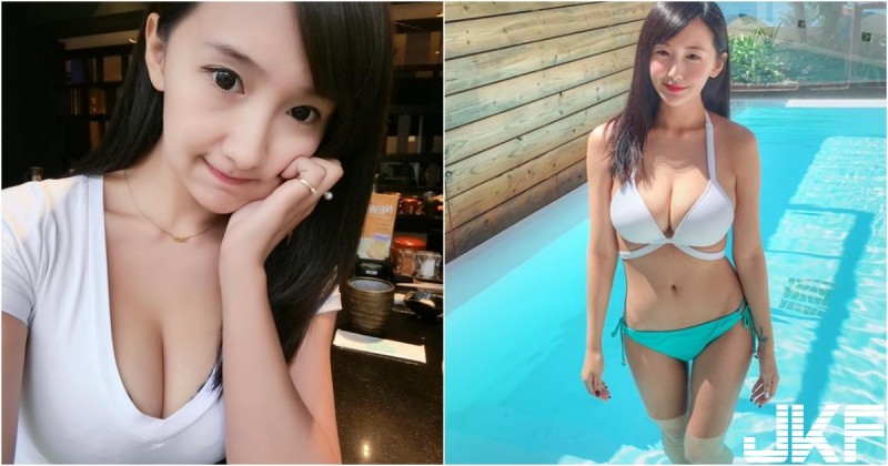 32F 的日常！台灣「巨乳妹子」日常好豐滿！比基尼下「性感曲線」太犯規啦！