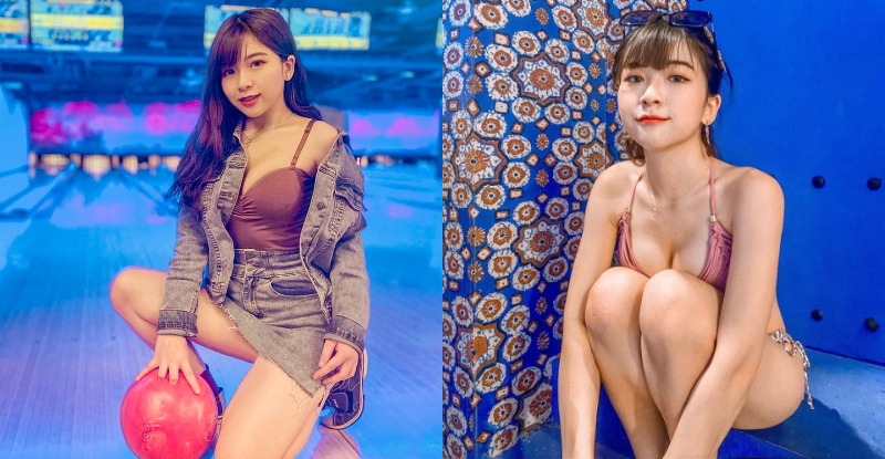 清甜牙套妹「陳曉彤 Tiffany」兩顆「保齡球超厚重」，燦爛甜笑點燃男粉戀愛希望！