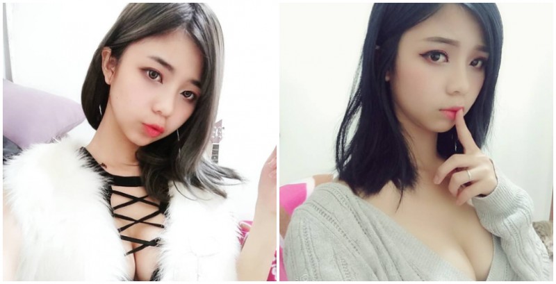 爆乳的 18 歲！青春火辣的「爆乳直播主」穿毛衣，但胸前怎麼還是這麼冷啊！