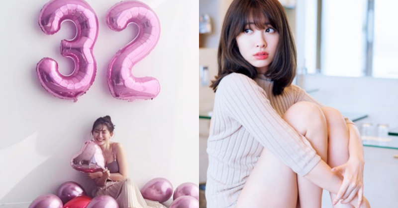 日本第一美胸！永遠的性感女神「小嶋陽菜」慶祝 32 歲，「D 奶」雪乳不小心露點啦！