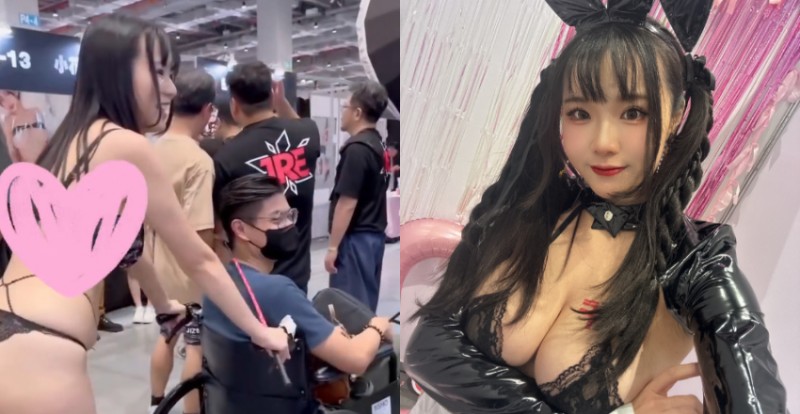 Angela 寶 7 在 TRE 現場幫粉絲推輪椅：我會讓你其他地方站起來