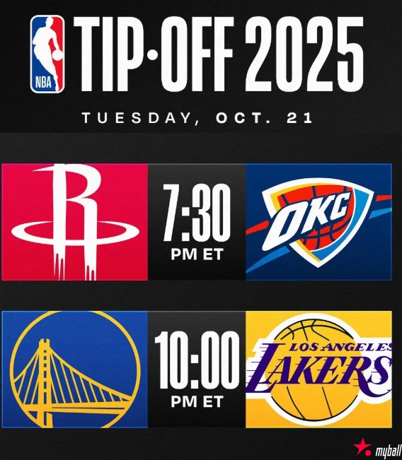 大发体育-NBA 官宣新赛季揭幕战：火箭 VS 雷霆 勇士 VS 湖人，大发助力你的致富之路！