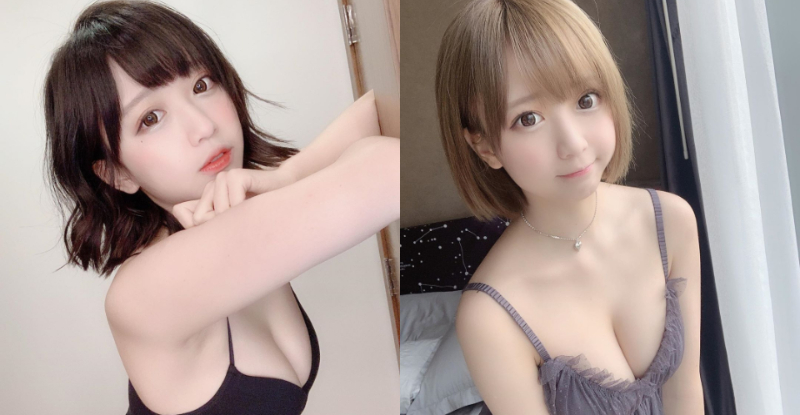 童顏巨乳經典款！超萌 Coser「Yumi」獻出紫色蕾絲新睡衣，爆出白嫩雪乳讓男人搶著共眠！