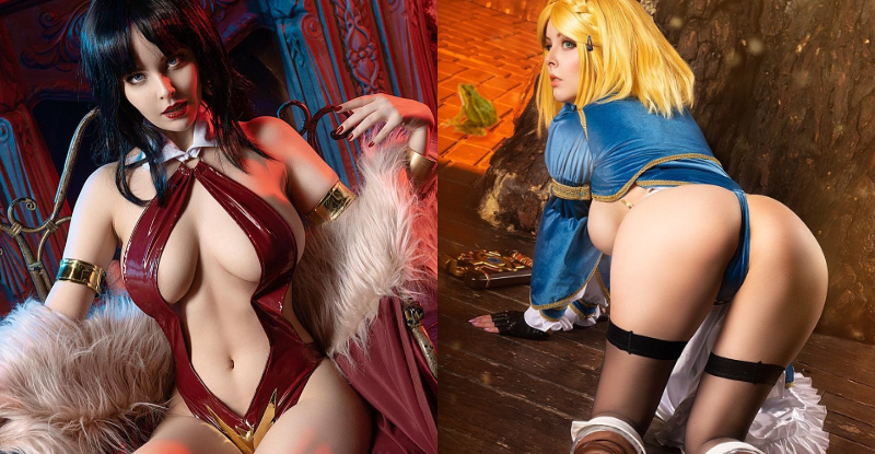 色氣小妖精！工口 Coser「18+暗黑辣照」曝光　不穿衣「胸」狠樣被看透