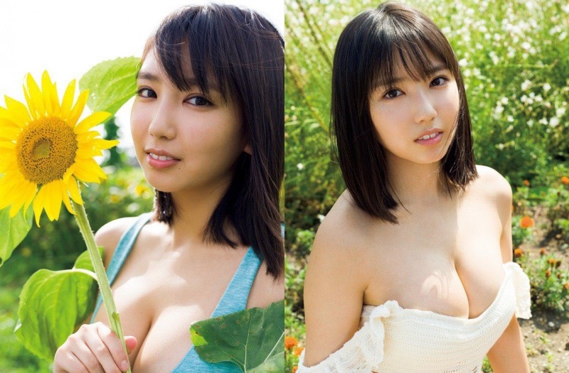 令和寫真女王「澤口愛華」童顏巨乳身材超可口　野外不穿內衣放送「F 級飽滿乳彈」