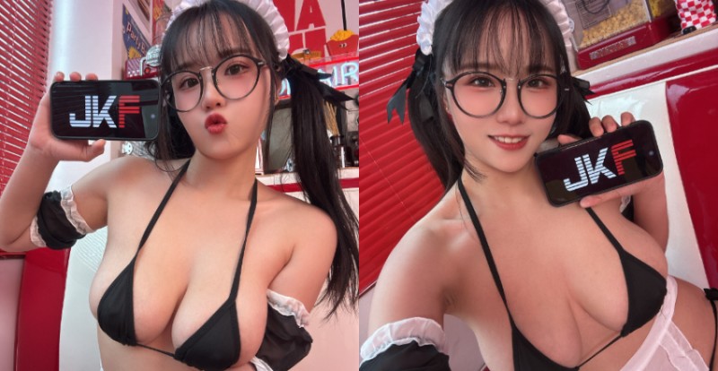 正妹寵物美容師《Angela 寶 7》化身巨乳小女僕來催票！