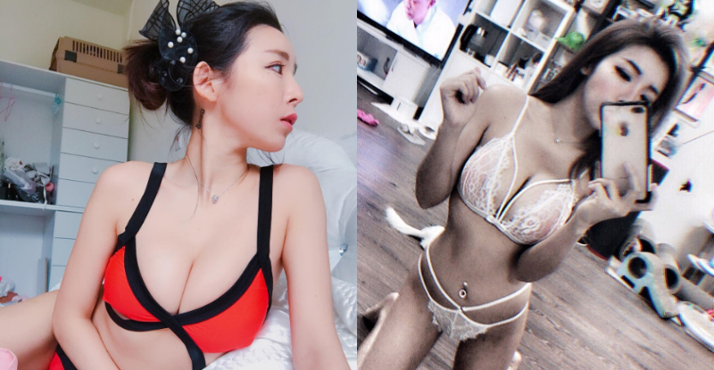 逆天曲線看了很補！「趙姿瑜 Momo」雙脣微翹超級撩，大展雪乳真是孤寂之夜的最佳良藥！