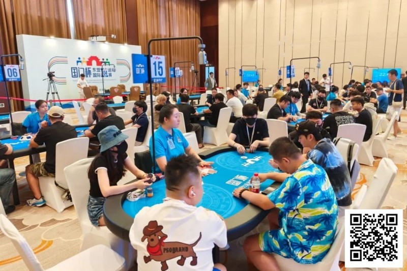 【EV 扑克】国门杯·防城港 | 正式开赛！开幕赛 333 人次参赛 59 人晋级下一轮，颜豪俊、姚远分别领跑预选赛 A/B 组