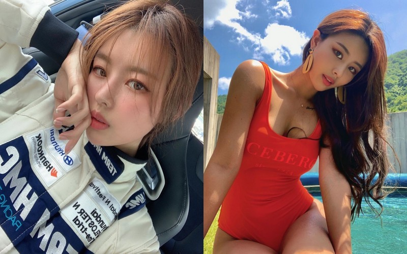 最辣女賽車手「Jung Youna」身材呈現完美 S 型　超不科學「奶膨腰束」緊身衣彷彿隨時要炸開
